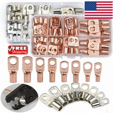 280PCS Car Copper Lug Ring Terminals Cable Electrical Wire Crimp Connectors Kit picture