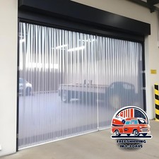 Cortina de tiras de vinilo de repuesto para congeladores y refrigeradores NUEVO picture