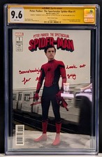 Spectacular Spider-Man #1 Signed Tom Holland CGC SS 9.8 Signed with Quote picture