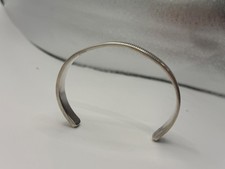 Tiffany & Co. 2003 Coin Edge Cuff Bracelet Sterling Silver 925 38.5g picture