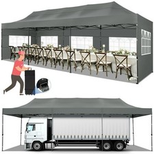 10x30FT Heavy Duty Pop Up Canopy Party Tent Waterproof Gazebo Outdoor Wedding picture