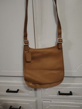Coach Mini Hippie Slim Saddle Crossbody Bag Brown Leather Vintage #9135 USA picture
