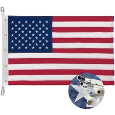 Giant American Flag 12x18 ft - Heavy Duty Polyester Material picture