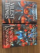 Chloe Gong Immortal Longings & Vilest Things HC FairyLoot Exclusive Signed Lot picture