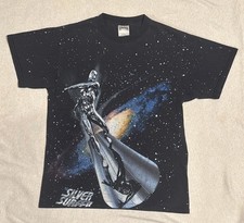 Vintage 1998 Marvel Silver Surfer AOP T-shirt Medium picture