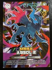 MEGA ABSOL Z - POKEMON MEGA EVOLUTIONS PRISMA CCG GOLD FOIL picture