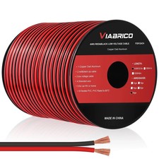 16 Gauge Wire 16awg Automotive Wire Electrical Wire 100ft 2 Conductor Red Black picture