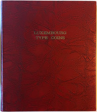 MEGA RARE Luxembourg Type Set Collection Continental Line Dansco Coin Album Book picture