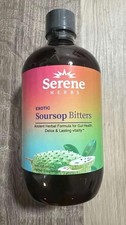 Soursop Bitters Pure 16 oz 100% Natural Exotic Organic Detox Herbs EXP 5/4/28 picture