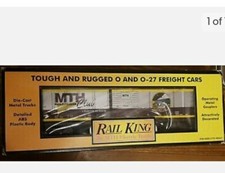MTH #30-7423 Rail King O/O-27 Scale Railroaders Club Charter  mem, Box Car, (LR) picture