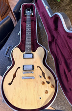 2003 Epiphone by Gibson Dot ES335 Natural Korea Semi Hollow Electric Guitar Case picture
