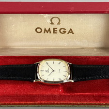 OMEGA De Ville Vintage Men's Watch 30mm Quartz Brand New Band 1910169 Cal.1365 picture