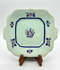 Antique Adams Calyx Ware GEORGIAN Tulip Handled Plate Platter #2609 1920'S UK picture