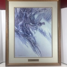 Glen Barnes~Ruff Creek Grouse~art Print~Signed~83/950~vintage~RARE~cert If Auth~ picture