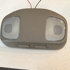 98-01 Nissan Frontier Xterra OVERHEAD CONSOLE MAP DOME INT LIGHT TAN Tested  picture