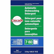 Cascade 59535 Dishwasher Detergent, Box, 75Oz, Powder, Pk7 picture