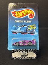 Vintage 1989 Hot Wheels Speed Fleet UN PUNCHED  Purple GT Racer # 1789   B2 picture