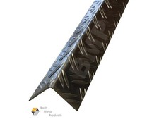Aluminum Diamond Plate Angle Guard  1.5