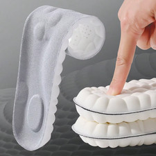 1/2/4Pairs Latex Sport Insoles Soft High Elasticity Shoe Pads Orthotic Breathabl picture