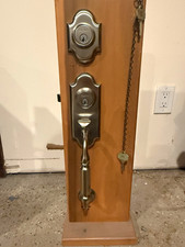 Baldwin Ashton Keyed Entry Front Door Lock Right-Hand Satin Nickel 5365.056.2RH picture