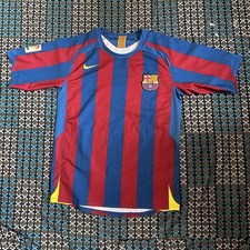 Vintage 2005/06  Nike FC Barcelona Away (Authentic) Football Jersey Size L picture
