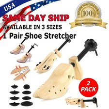 2-Way Wooden Adjustable Shoe Stretcher Expander Men Women Boot Size US 4-14 picture