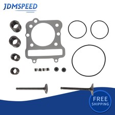 Cylinder Intake Exhaust Valve Gasket Kit for Kawasaki Bayou 300 KLF300B 1988-04 picture