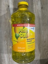 3 Pack - XL Pine-Sol Lemon, 80 Oz Each, Multi All Purpose Cleaner, 2XConcentrate picture