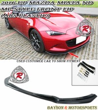 Fits 16-26 Mazda Miata MX5 ND ND2 ND3 MP-Style Front Lip (ABS) picture