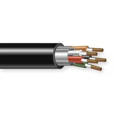 Carol 09605 Portable Cord, Soow, 16 Awg, 5 C, Black, Rubber, Stranded, 600V, picture