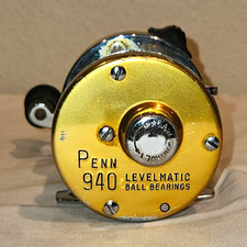 Penn 940 Levelmatic Ball Bearing Vintage Saltwater Casting Fishing Reel picture