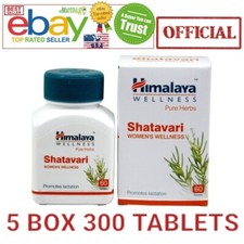 Shatavari Himalaya OFFICIAL USA 5 BOX 300 TABLETS Vegetarian Botanical 100% Pure picture