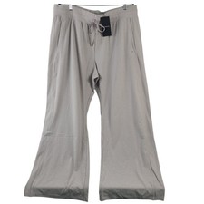 NEW Fabletics Cloud Jersey Wide-Leg Pants Light Sand Heather Sz XXL/1X Women's picture