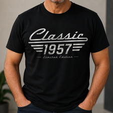 Classic 1957 Limited Edition Vintage Car 69th 70th 71th 72th 73th Birthday Mens picture