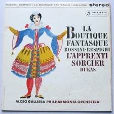 Alceo Galliera Rossini Respighi Dukas LP Columbia SAX2419 EX+/EX- 1961 blue s... picture
