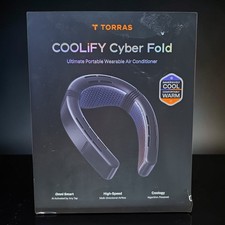 TORRAS COOLiFY Cyber Fold AI Neck Air Conditioner Portable Wearable Fan Heater picture