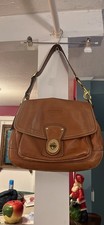 VTG Coach Legacy Ali Flap Shoulder Bag F12854 Brown Leather Turnlock 65th Anniv picture