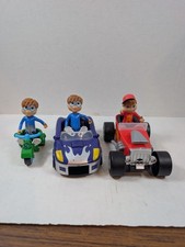 Fisher-Price Alvin & The Chipmunks Toy Vehicle Lot Alvin Simon Theodore Cars 3 p picture