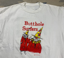 1996 Butthole Surfers Tour Shirt Short Sleeve White Unisex S-4XL 1T0284 picture