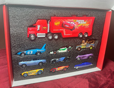 Gift Set of 10 Disney Pixar Cars Diecast 1:55 Mack, King, McQueen, Mater, Cruz picture