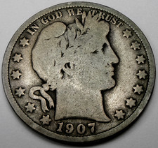 1907-S Barber 50¢ Half Dollar picture