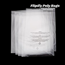 Poly Bags Suffocation Warning Clear 1.5 mil Merchandise Apparel for Amazon picture