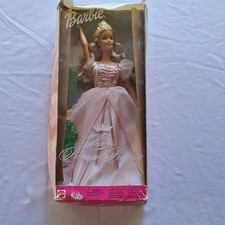 Mattel Princess Barbie Doll Pink Glitter Gown 23474 Damage To Box picture