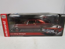 AUTOWORLD 1/18 AMERICAN MUSCLE ROOTBEER 1966 CHEVY BISCAYNE NICE *READ* picture