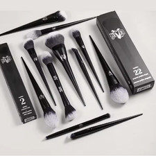New Kat Von D Inspired Makeup Brush Kit Foundation Powder Blush 11 Brushes picture