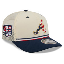 Atlanta Braves New Era USA 250 4th of July 9SEVENTY Adjustable Trucker Hat MLB picture