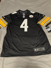 Nike Pittsburgh Steelers DK Metcalf #4 NFL Jersey Black Men’s Size M picture