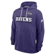 Baltimore Ravens Nike Alt Sideline Standard Issue Dri-FIT Hoodie Throwback Retro picture