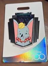 Disney 100 Years of Animation WDI Dumbo w Feather Pin Destination D23 LE 300 picture