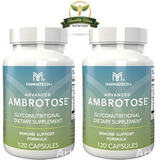Mannatech Advanced Ambrotose Capsules 240 Count | Dietary Supplement picture